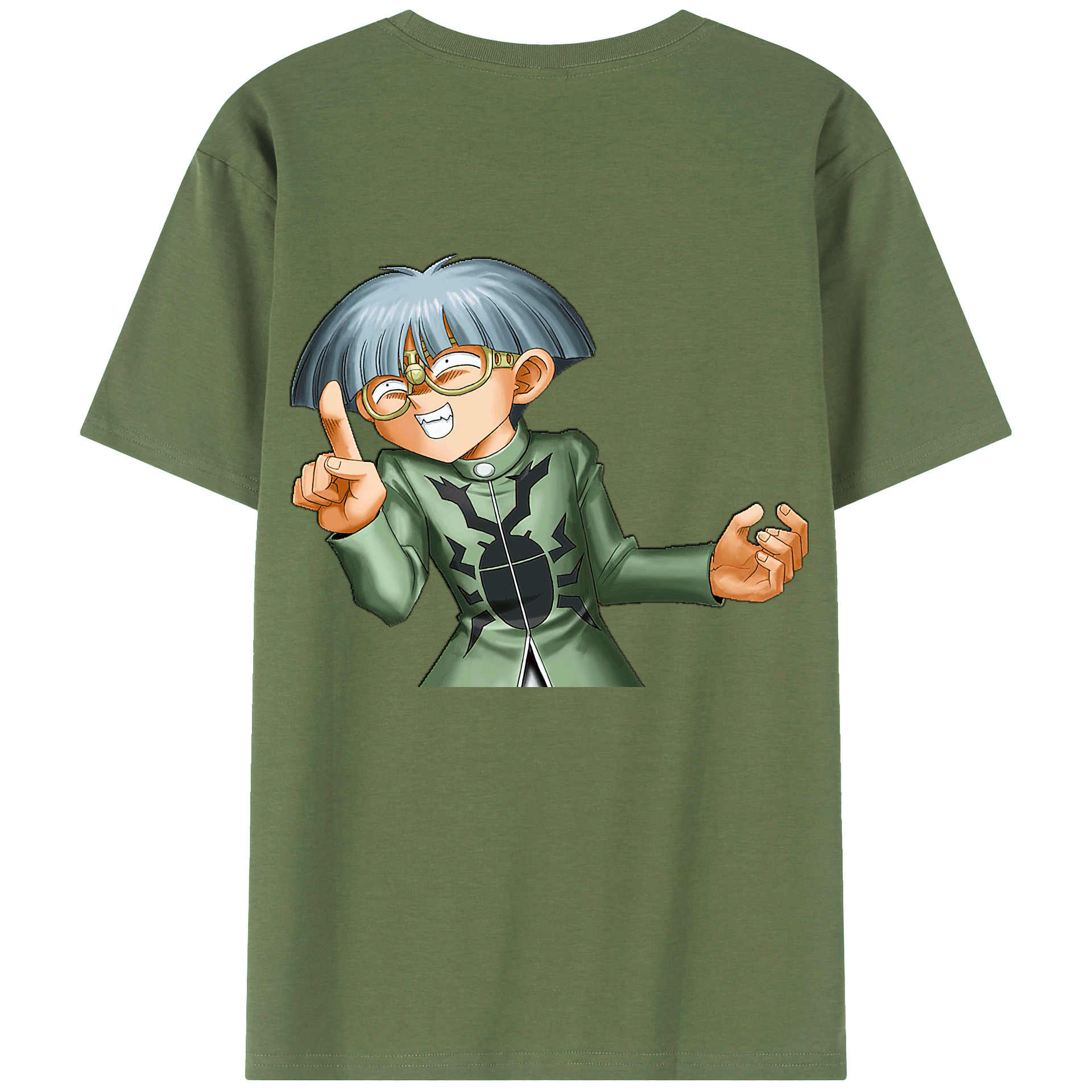 （画像用） 遊☆戯☆王 Yu-Gi-Oh! 綿100％ メンズ半袖Tシャツ（バックプリント） 通気性